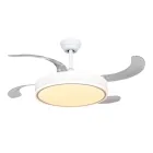 Ventilador de Techo Blanco 96W con LED y Mando a Distancia