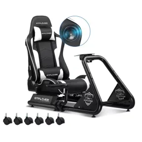 Simulador de carreras GTPLAYER Cockpit con soporte de volante