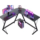 Mesa en L 120x120 cm Color Negro Coleshome