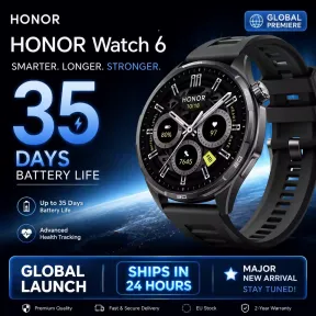 Smartwatch HONOR Watch 6 AMOLED 1.46” con GPS y Bluetooth 5.4