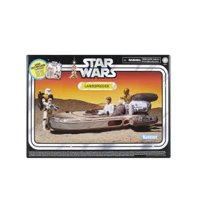 Landspeeder Star Wars con figura de Luke Skywalker (9.5 cm)