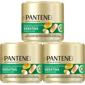 Mascarilla Pantene Pro-V de Keratina 3x300ml Protectora