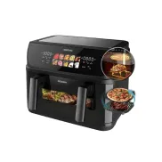Freidora Cecotec Cecofry Duoheat 10000, 10L, 8 programas