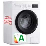 Lavadora 9kg Clase A LG 1400rpm