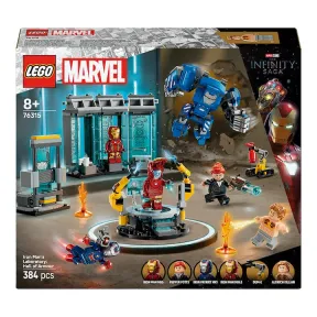 Sala de Armaduras LEGO Marvel: Laboratorio Iron Man