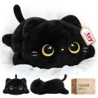 Peluche Kawaii Gato Negro Mewaii, 33 cm de Suavidad