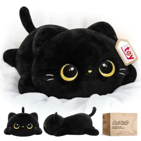 Peluche Kawaii Gato Negro Mewaii, 33 cm de Suavidad