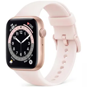 Reloj inteligente rosa y rubor claro para hombre y mujer