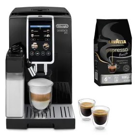 Cafetera De'Longhi Dinamica Plus ECAM382.70.B y 1 kg Café Lavazza