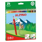 Estuche de 24 Lápices de Colores Alpino (0,16 €/unidad)