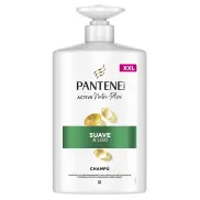 Champú Pantene Pro-V Suave y Liso 1000ml para Pelo Encrespado