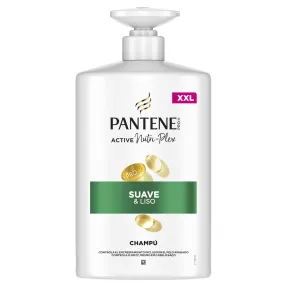 Champú Pantene Pro-V Suave y Liso 1000ml para Pelo Encrespado