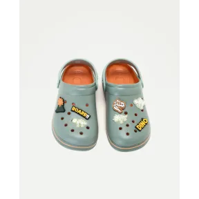 Zuecos Kids Verde para baño de niño