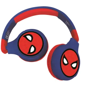 Auriculares Bluetooth Spider-Man LEXIBOOK, rojoazul, 2 en 1