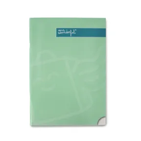 Libreta A4 Verde Mr. Wonderful - Hojas Rayadas Pautadas