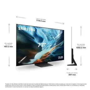 Samsung 77" TV OLED 4K 165Hz Smart con Vision AI y SIN reflejos