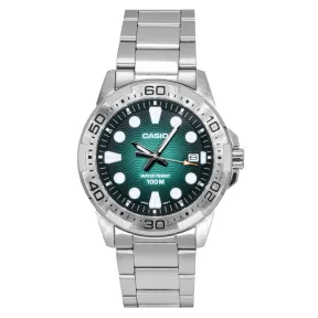 Reloj Casio MTD-140D-3AVDF Hombre Acero Inoxidable Verde