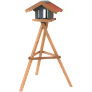 Pajarera Siena Garden Jan con soporte de madera (39 x 49 x 31 cm)
