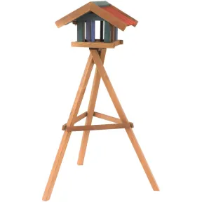 Pajarera Siena Garden Jan con soporte de madera (39 x 49 x 31 cm)