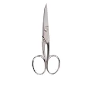 Tijera de pedicura para uñas de los pies, curva, acero