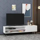 Mueble Blanco para Televisión 160x37,4x47 cm