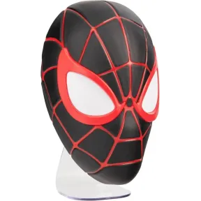 Lámpara Spider-Man con diseño de máscara LED