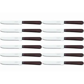 Juegos de 12 Cuchillos de Mesa de Acero Inoxidable, 1,64€