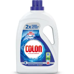 Detergente Líquido Colon Gel Activo - 45 Dosis para Ropa