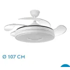 Ventilador de Techo LED FABRILAMP DANI con Motor DC y Mando