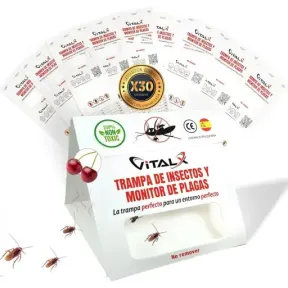 30 trampas para cucarachas en pack económico