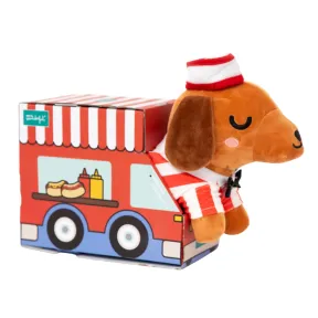 Perro salchicha de peluche