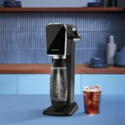 Máquina de bebidas y agua con gas para tus favoritas.
