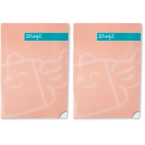 Libreta A4 Rosa 2X Mr. Wonderful