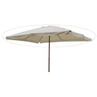 Parasol Egeo de poliéster blanco 397x298 cm
