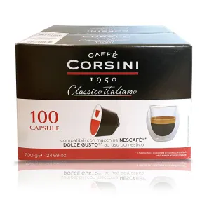 Cápsulas Clásico Italiano de Caffè Corsini para Dolce Gusto