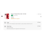 Xiaomi 17 12 GB + 512 GB en Rosa Alpino