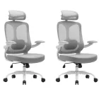 Sillas ergonómicas Magic Life en blanco (2 unidades)