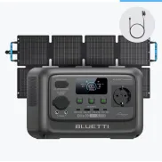 BLUETTI Elite 30 V2: Generador Solar Portátil 288Wh + Panel 60W
