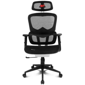 Silla Gaming Ergonómica Negra y Blanca Drift DRAIR200