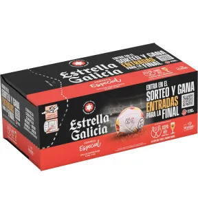 Pack 10 de Cerveza Rubia Estrella Galicia (20 latas)