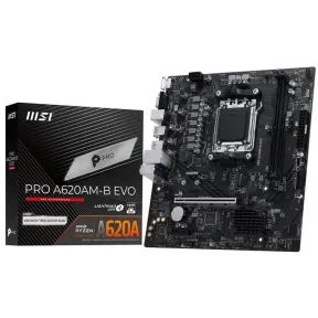 MSI PRO A620AM-B EVO Placa Base Micro-ATX AM5 DDR5 5GbE