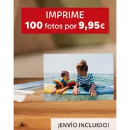 100 fotos 10x15 cm por solo 9,95€ con envío incluido