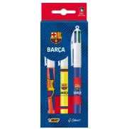 Bolígrafos Retráctiles FC BARCELONA - Pack de 3 Colores