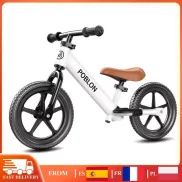 POBLON bicicleta de equilibrio para niños con asiento de PU