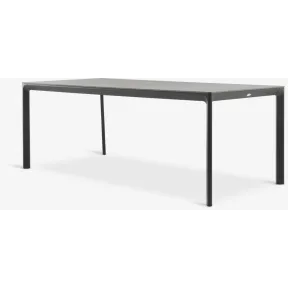 Mesa gris KUMLA 95x200 para jardín