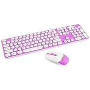 Teclado y Ratón Inalámbricos Rosa - DAM ELECTRONICS DMAR0017C55