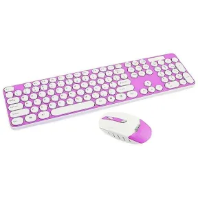 Teclado y Ratón Inalámbricos Rosa - DAM ELECTRONICS DMAR0017C55