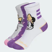 Calcetines Disney Minnie Mouse para niñas - 3 pares, tallas 25-36