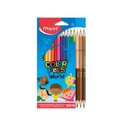Lápices y Pinturas de Madera Maped - 12 + 3 Piezas