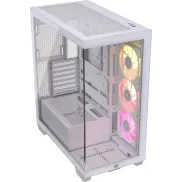 Caja Media-Torre CORSAIR iCUE 3500X RGB Blanca con Cristal Templado